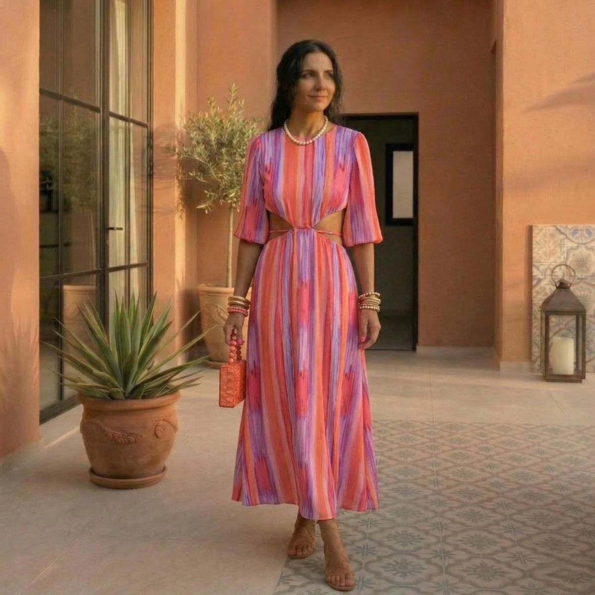 Kiira - Vestido largo Riviera