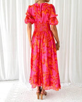 Clara - Vestido largo Tropical Radiance