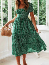 Juliana - Vestido midi con estampado floral