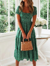 Juliana - Vestido midi con estampado floral