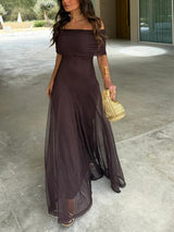 GIORGINA - Long designer dress