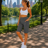 Shorts Antonella™ de Punto Premium Flexible con Cintura Alta