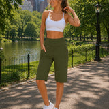 Shorts Antonella™ de Punto Premium Flexible con Cintura Alta